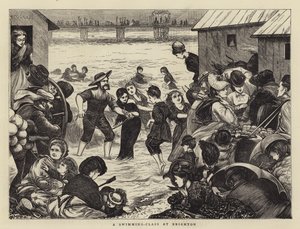 Una clase de natación en Brighton de Mary Ellen Edwards